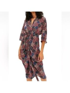 anthropologie printed strapless slim ruched dress By ANTHROPOLOGIE The Soleil Slim Strapless